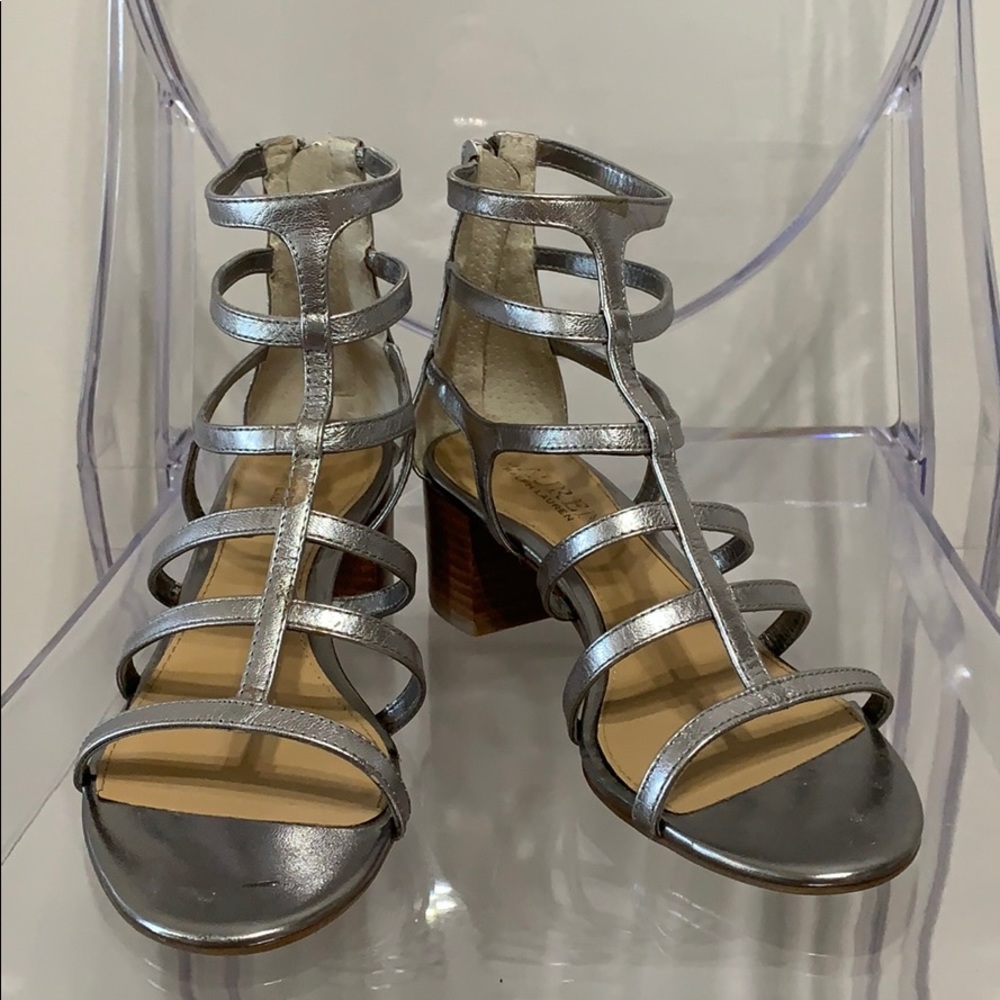 RALPH LAUREN | 6 | leather ankle gladiator sandals